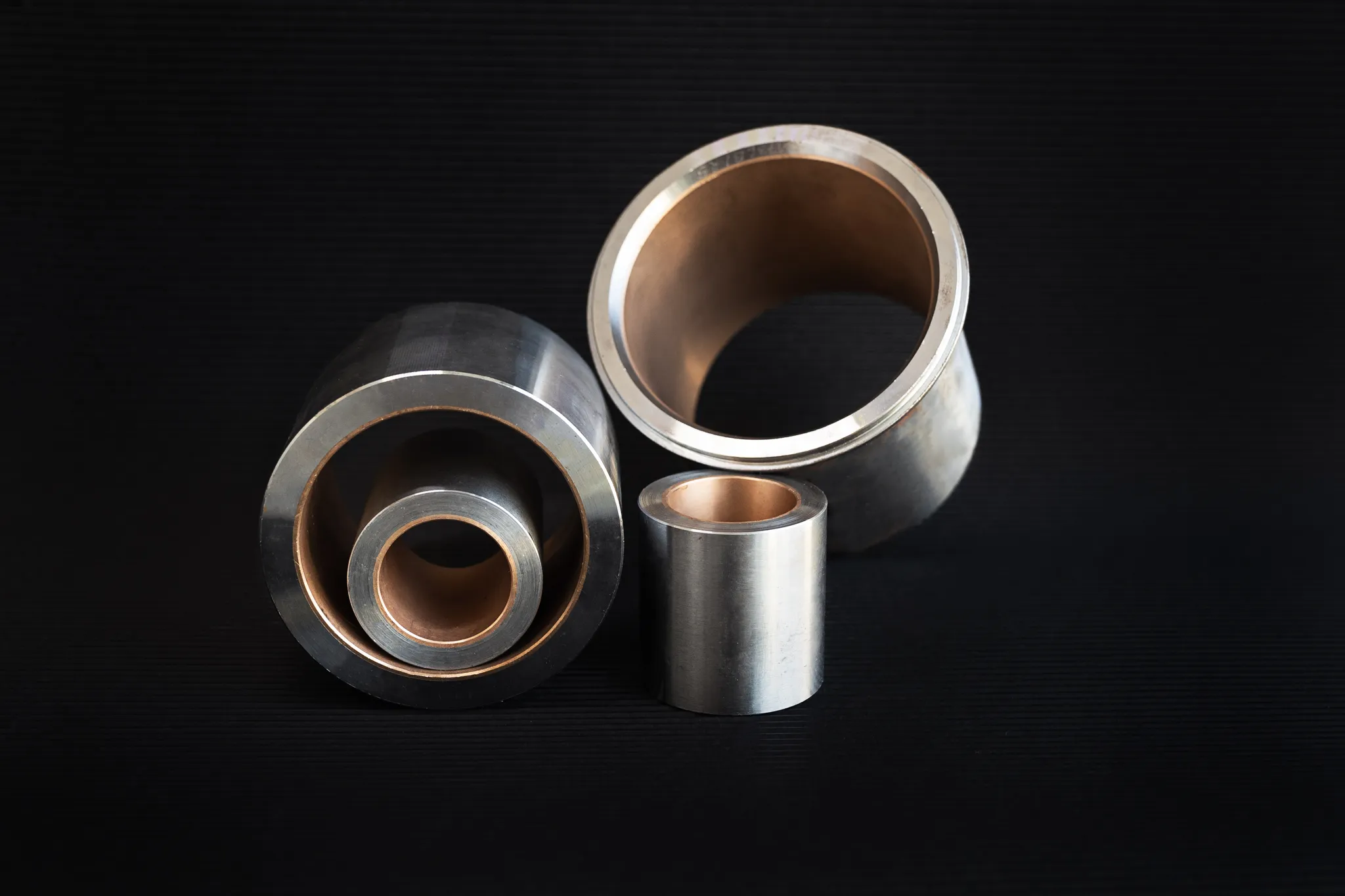 Bimetallic plain bearings